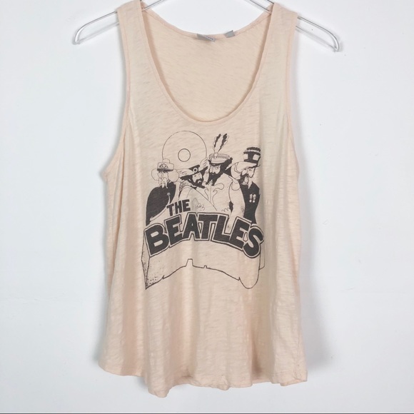 Junk Food Clothing Tops - Junk Food Clothing The Beatles Graphic Tank